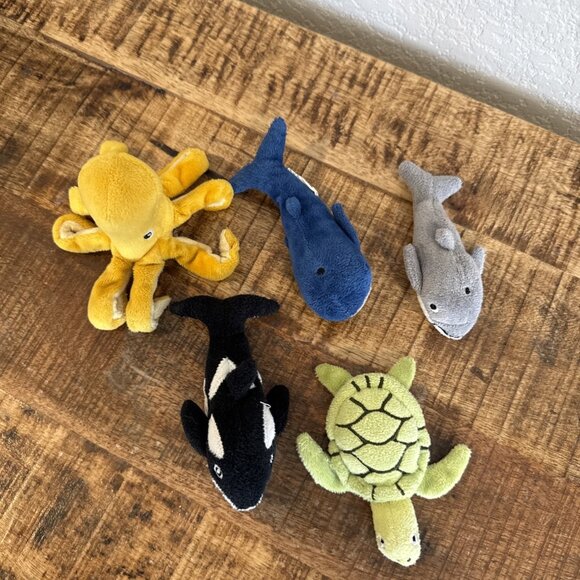 BLÅVINGAD IKEA Small Sea Animals (Set of 5)  - 205.320.45 Turtle Whale Octopus - Picture 4 of 7